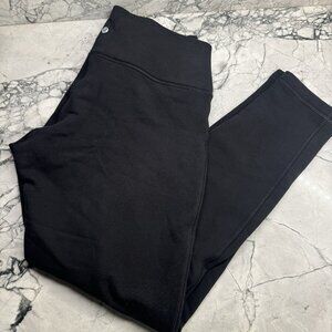 Lululemon Fleece Lined Black Leggings - Size 10